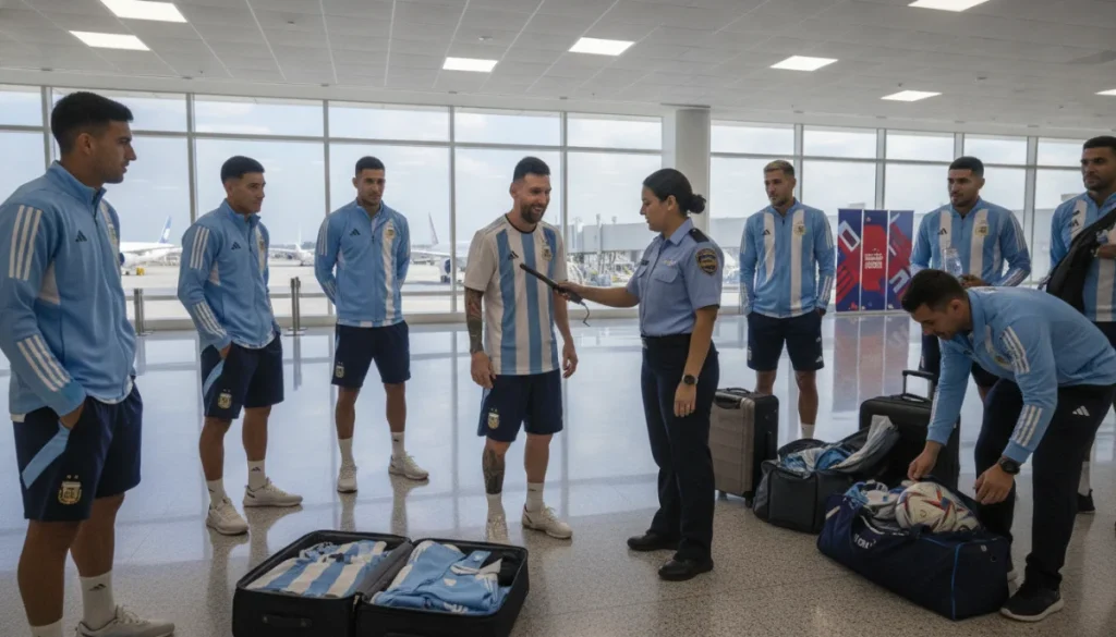Miami Havalimanı’nda Messi’ye Şok Güvenlik Araması